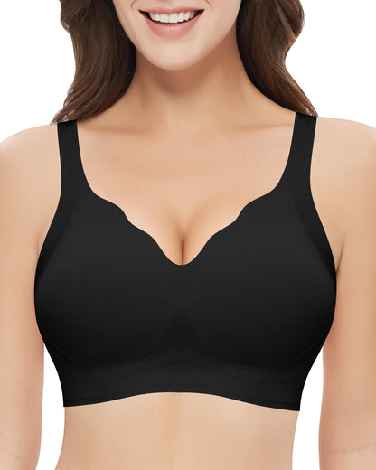 Deep V Wireless Bras