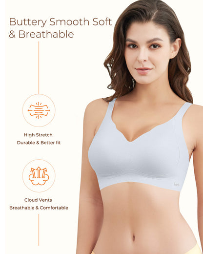 Deep V Wireless Bras