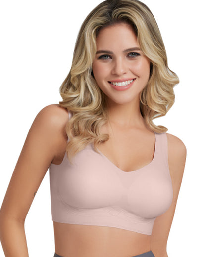 V Neck Soft Wireless Bras