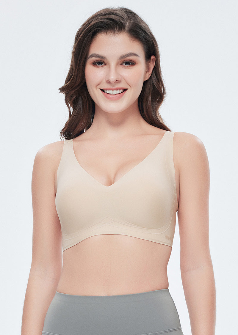 V Neck Seamless Bras