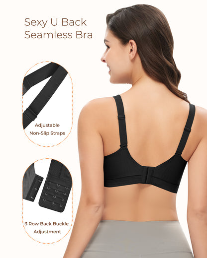 V-Neck Lifting Seamless Bra
