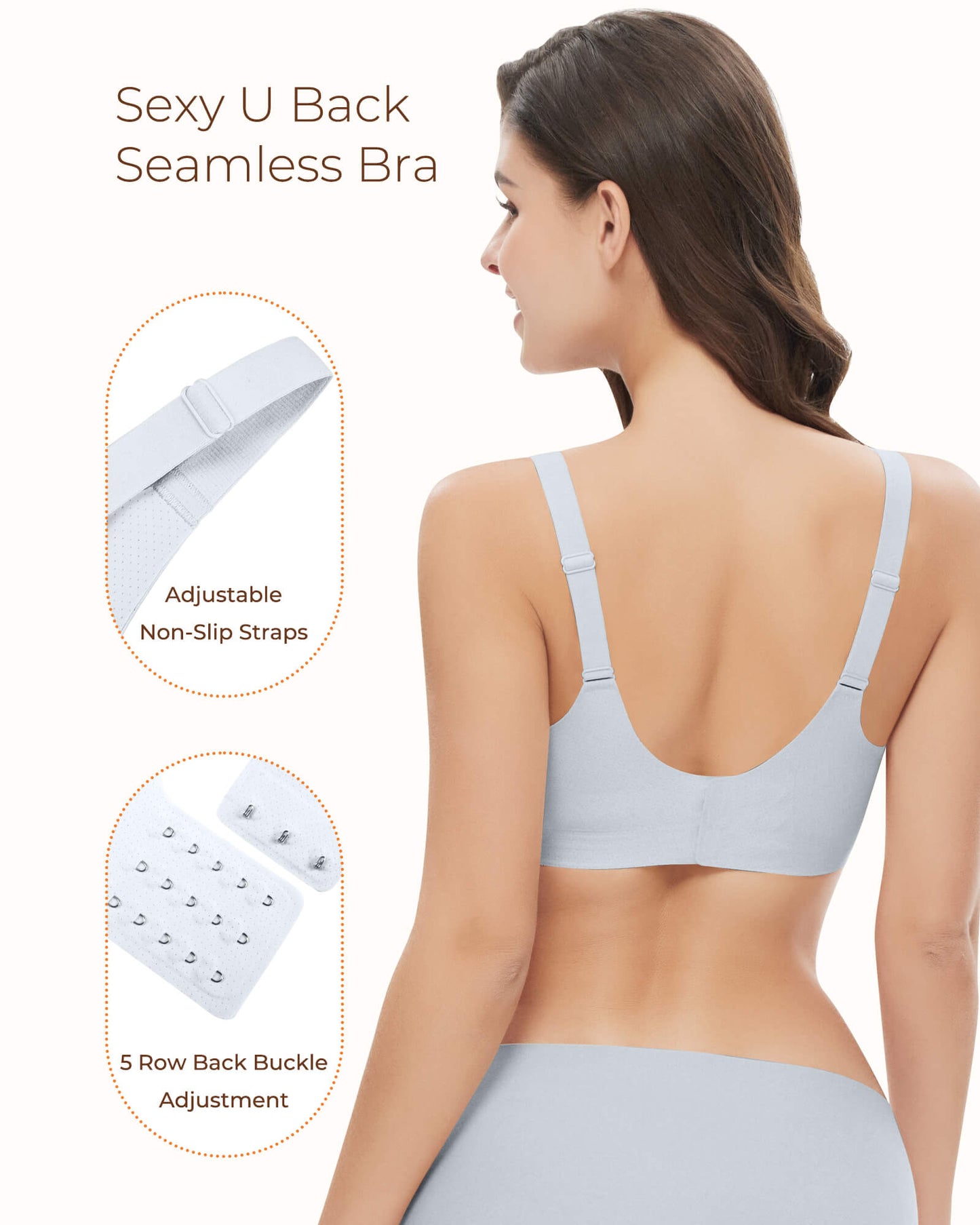 Deep V Wireless Bras