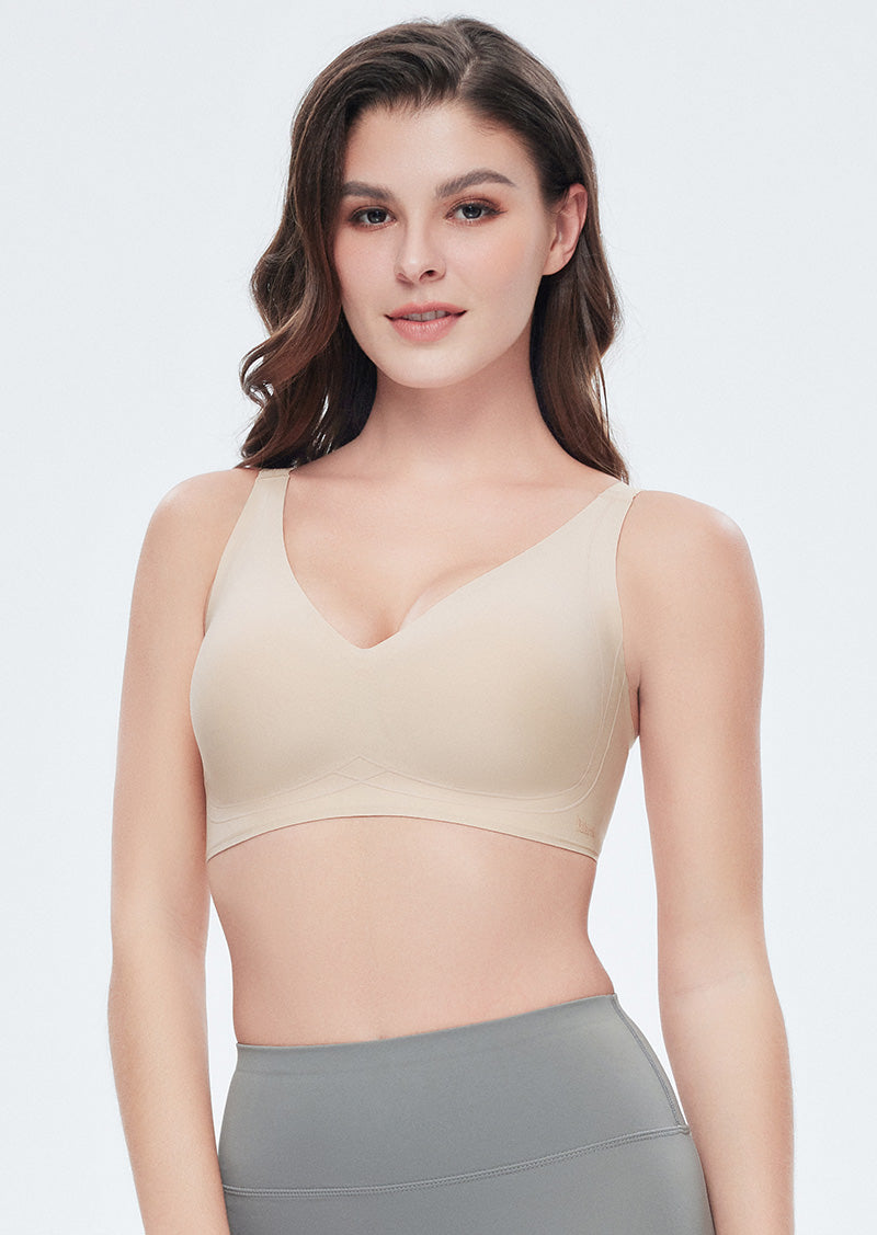 V Neck Seamless Bras