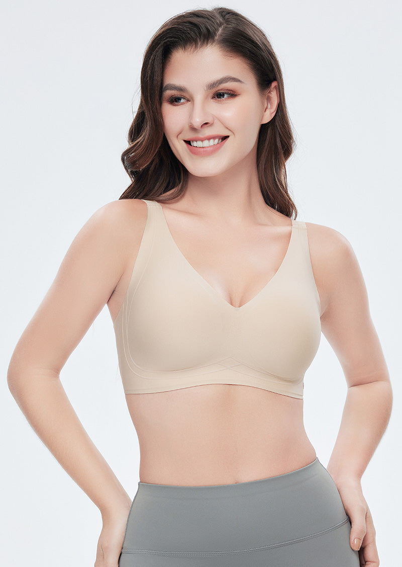 V Neck Seamless Bras